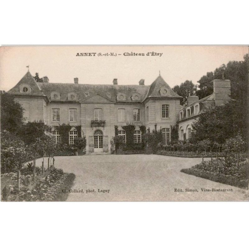 ANNET: château d'étry - très bon état