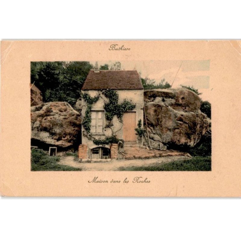 BUTHIERS: maison dans les roches - état
