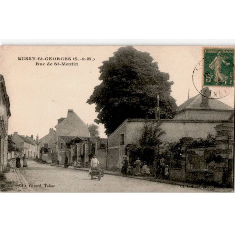 BUSSY-SAINT-GEORGES: rue de saint-martin - très bon état
