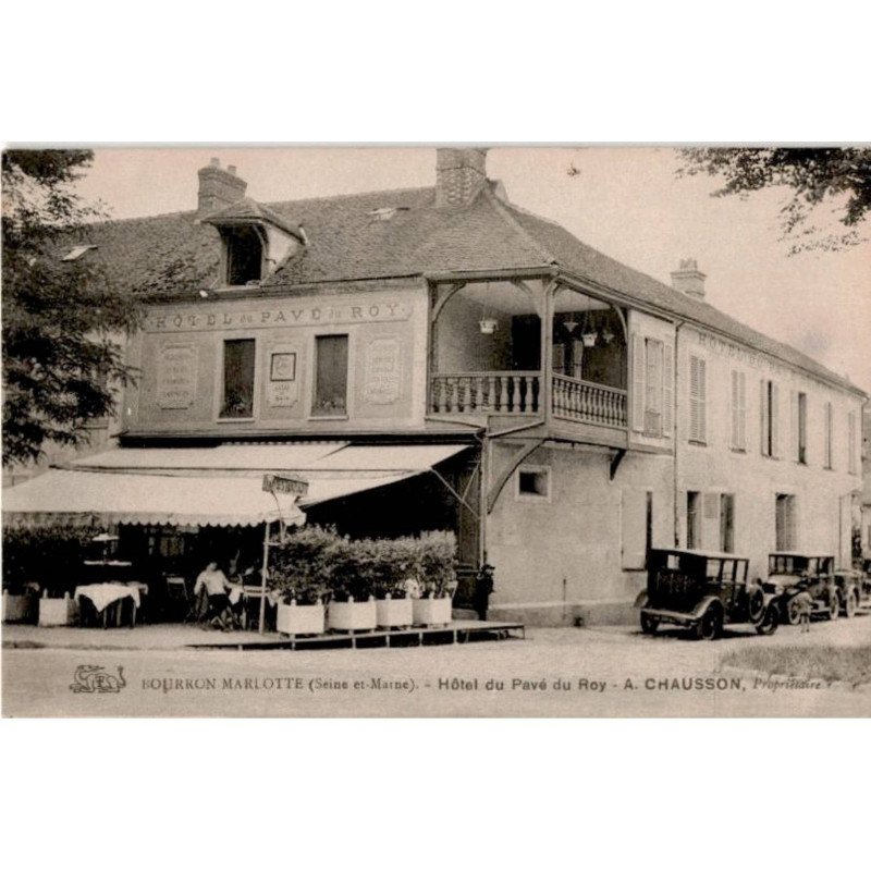 BOURRON MARLOTTE: hôtel du pavé du roy A. Chausson - très bon état