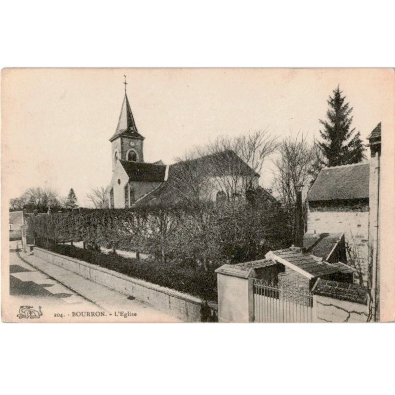 BOURRON: l'église - très bon état