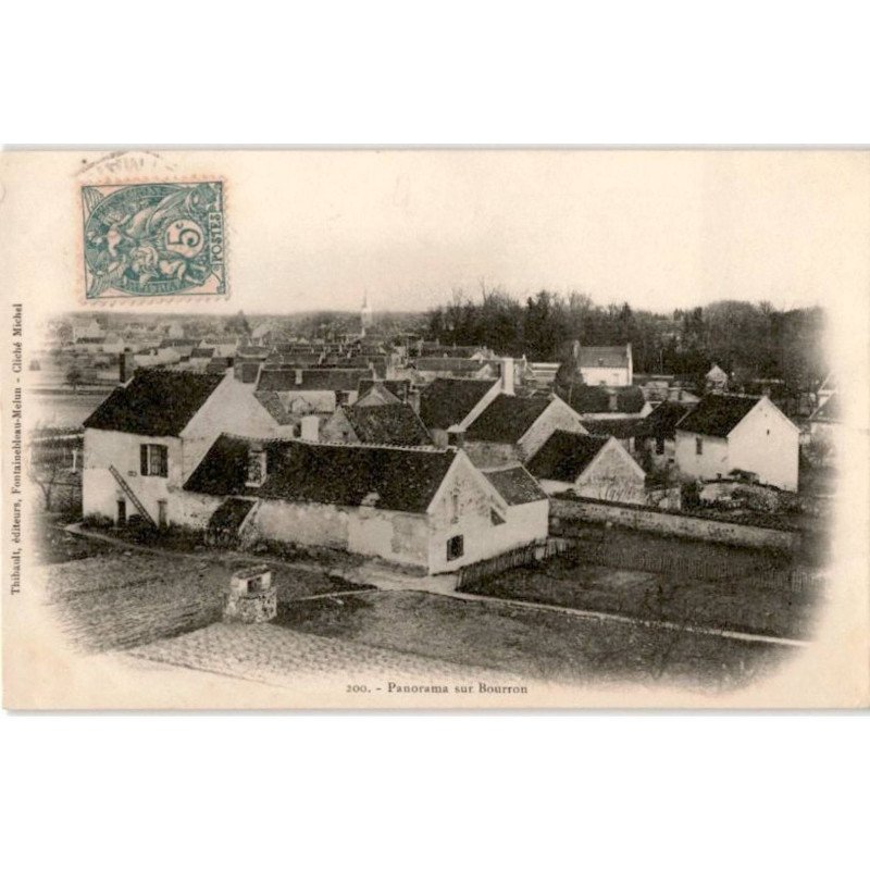 BOURRON: panorama sur bourron - très bon état