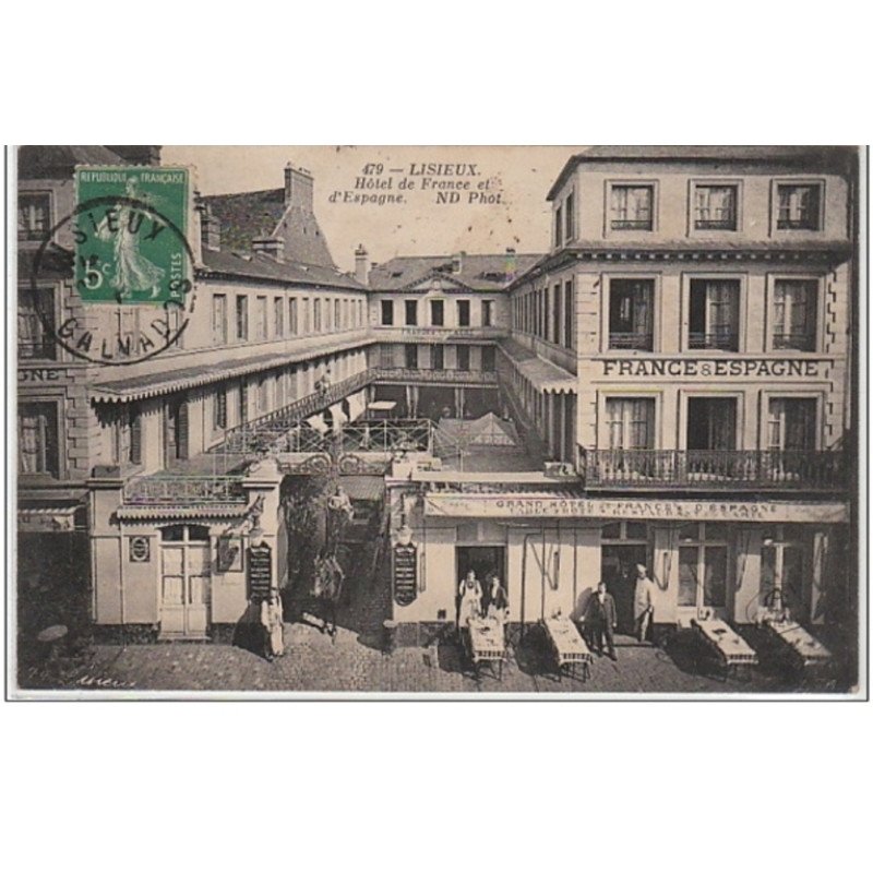 LISIEUX : hôtel de France et d' Espagne - très bon état