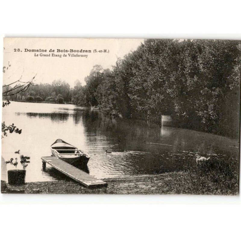 BOIS-BOURDAN: domaine de bois-boudran, le grand étang de villefermoy - état