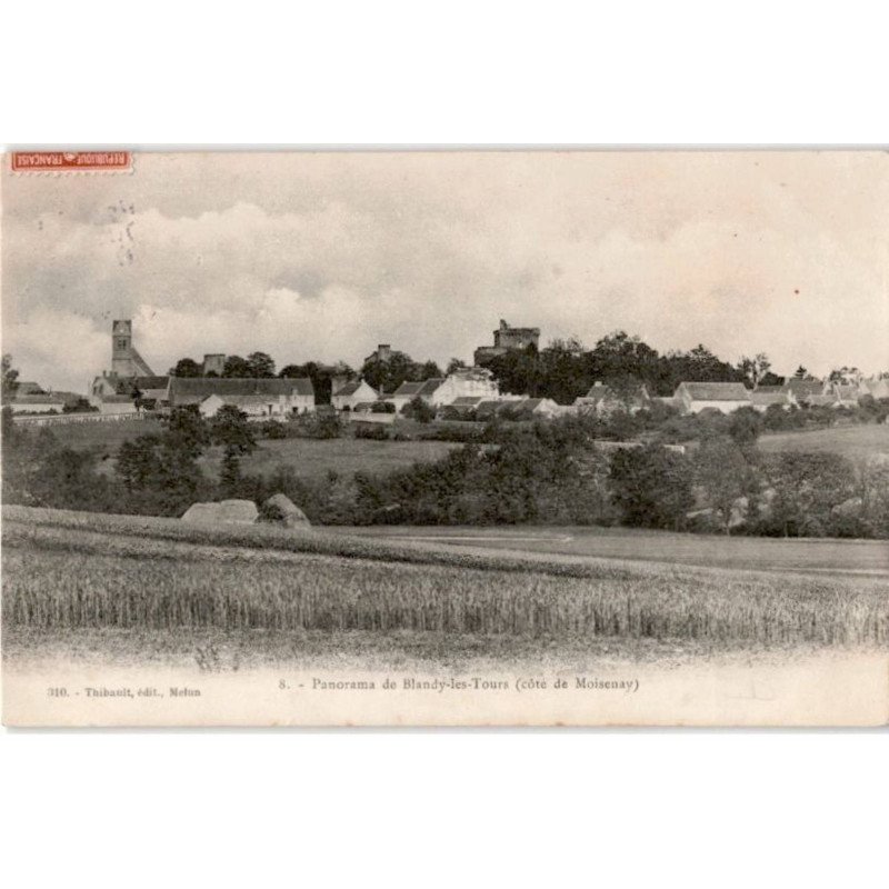 BLANDY-les-TOURS: panorama côte de moisenay - très bon état