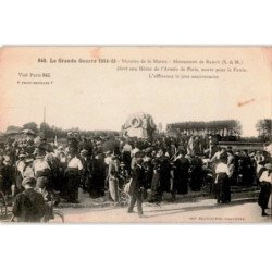 BARCY: victoire de la marne monument élevé aux héros de l'armé de paris morts pour la patrie - état