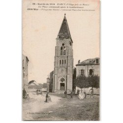 BARCY: la place communale après le bombardement - très bon état