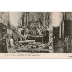 BARCY: intérieur de l'église de barcy après le passage des allemands - très bon état