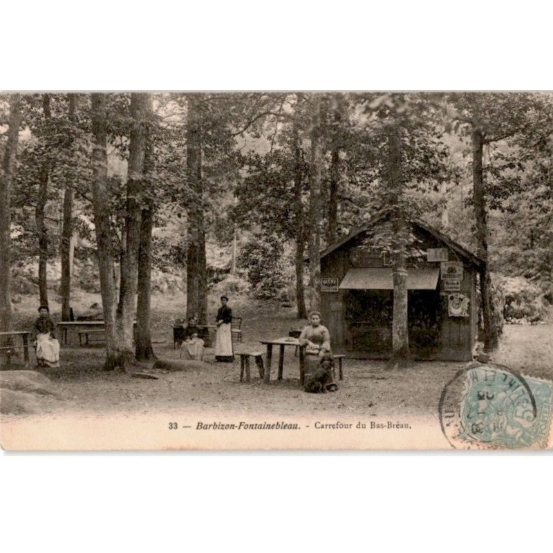 BARBIZON: fontainebleau carrefour du bas-bréau - très bon état