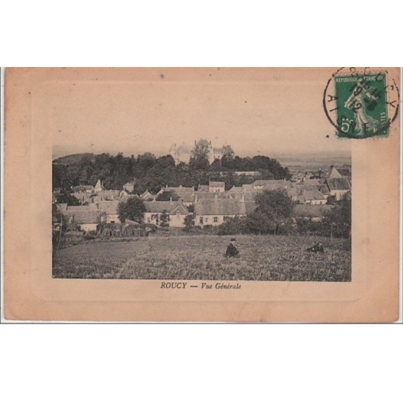 ROUCY : vue générale vers 1910 - très bon état ROUCY : vue générale vers 1910 - très bon état