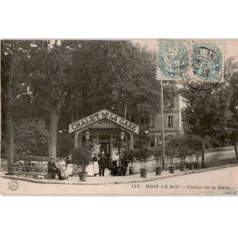 BOIS-LE-ROI: chalet de la gare - état