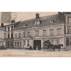 BRETEUIL : l'Hôtel du paradis vers 1910 - bon état (un léger pli d'angle)