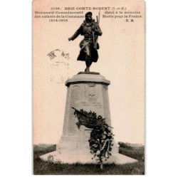 BRIE-COMTE-ROBERT: monument commémoratif des enfants de la commune 1914-1918 - très bon état