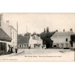 BRIE-COMTE-ROBERT: rue de la chaussée et de la gare - très bon état