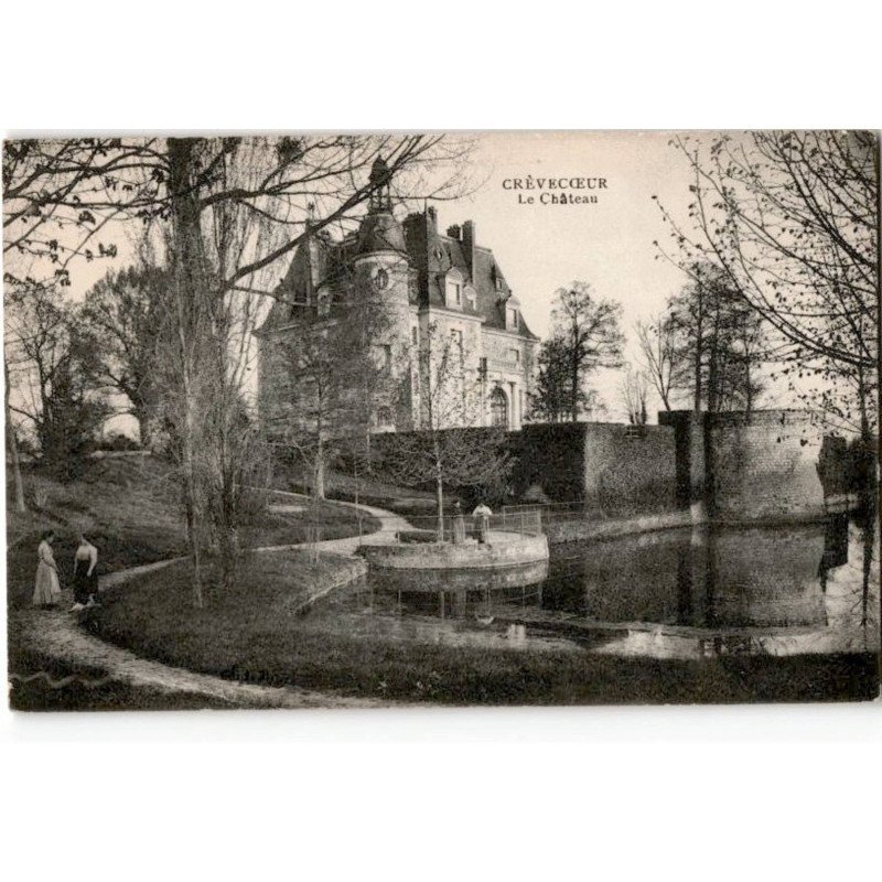 CREVECOEUR: le château - très bon état