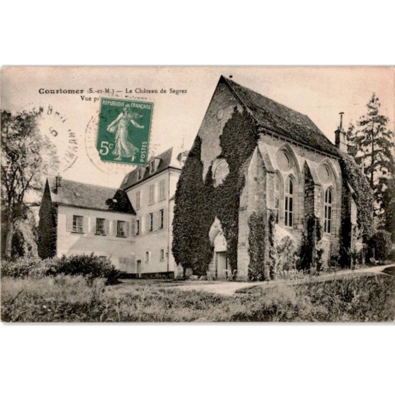 COURTOMER: le château de segrez - très bon état