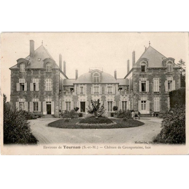 COURQUETAINE: château de courquetaine face - très bon état