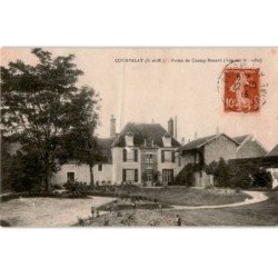 COURPALAY: ferme de champ-renard vue sur le jardin - état