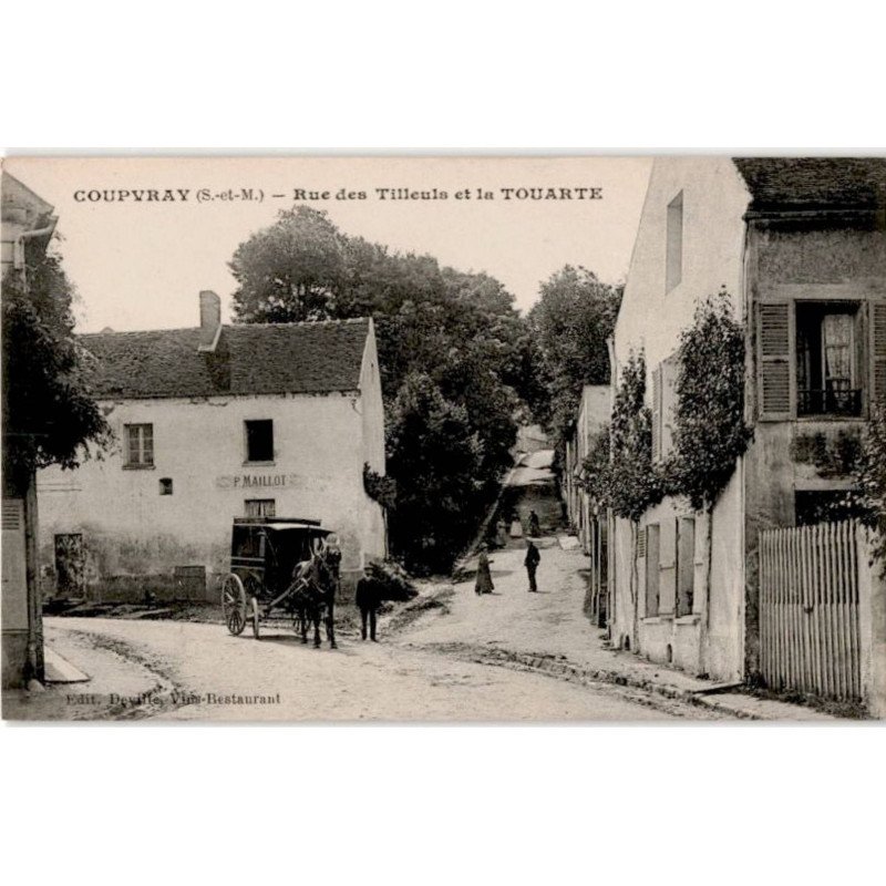 COUPVRAY: rue des tilleuls et la touarte - très bon état