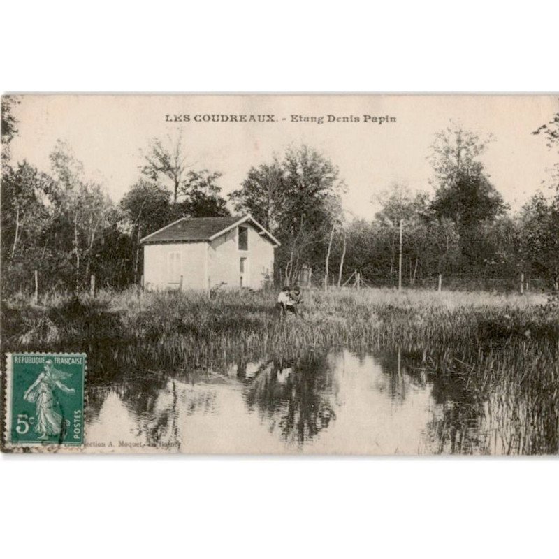 LES COUDREAUX: étang denis papin - très bon état