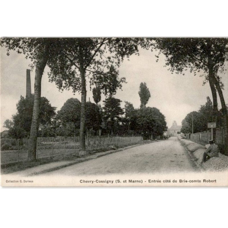 CHEVRY-COSSIGNY: entrée côté de brie-comte robert - très bon état