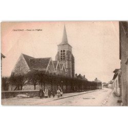 CHATENAY: place de l'église - état