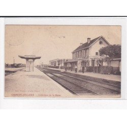 ORMOY-VILLERS : Intérieur de la Gare - état