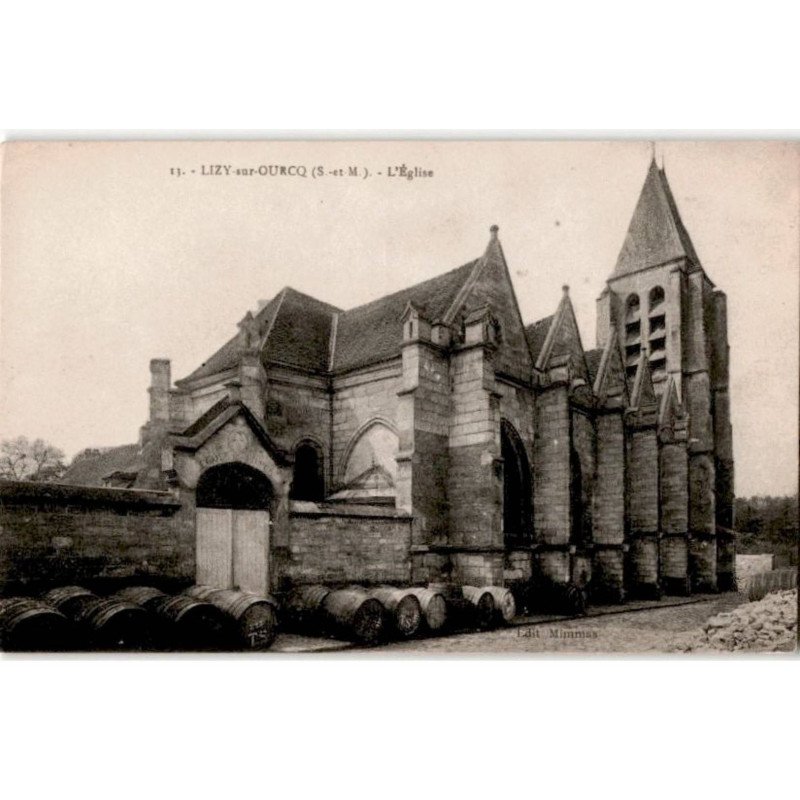 LIZY-sur-OURCQ: l'église - très bon état