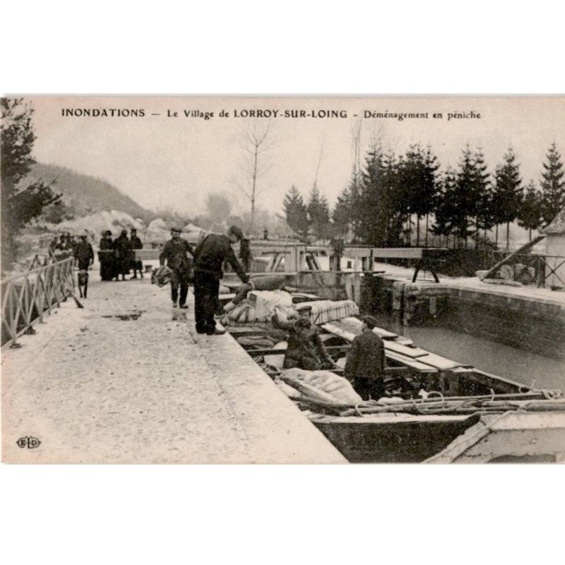LORROY: le village de lorroy-sur-loing déméngement en péniche - très bon état