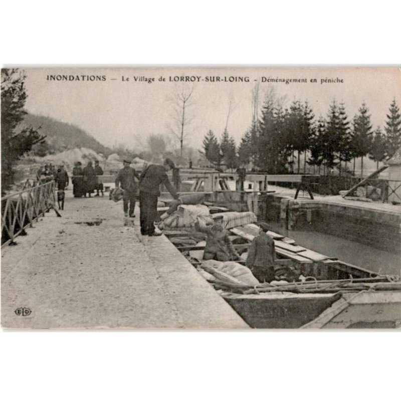 LORROY: le village de lorroy-sur-loing déménagement en péniche - très bon état