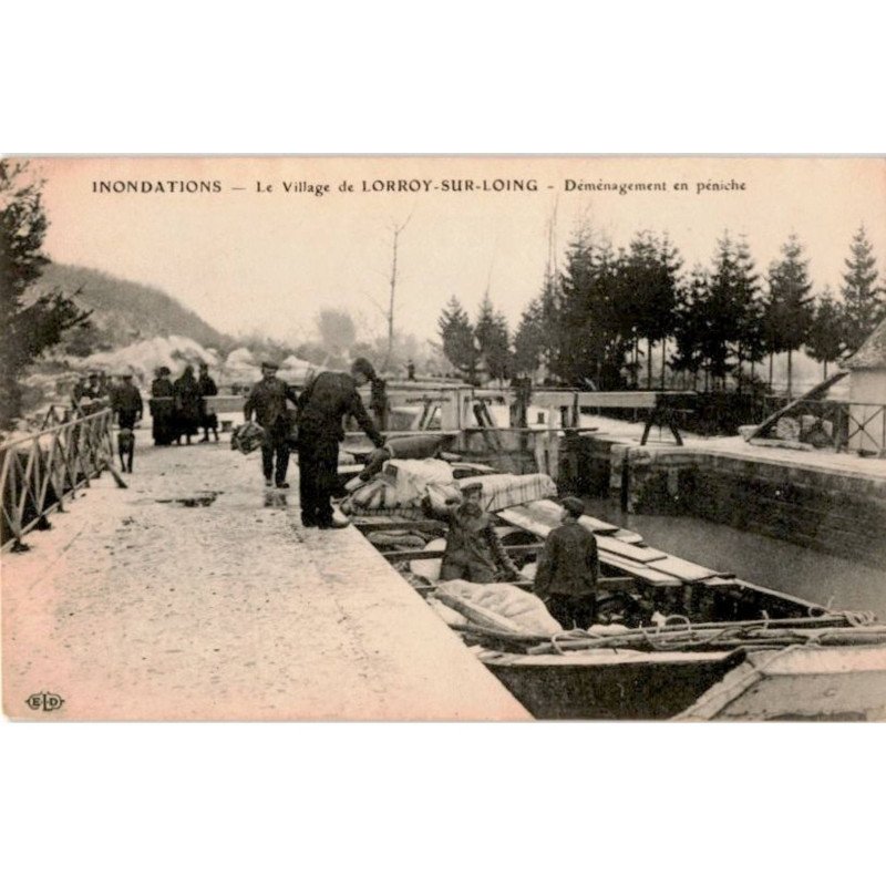 LORROY: le village de lorroy-sur-loing déméngement en péniche - très bon état