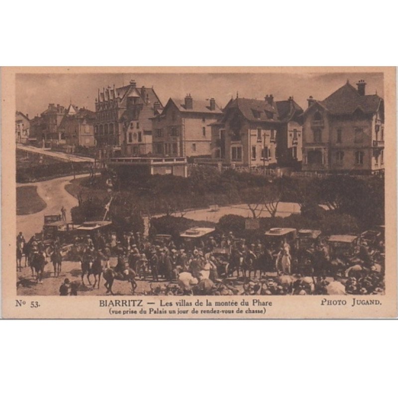 BIARRITZ : la chasse a courre vers 1910 - très bon état BIARRITZ : la chasse a courre vers 1910 - très bon état