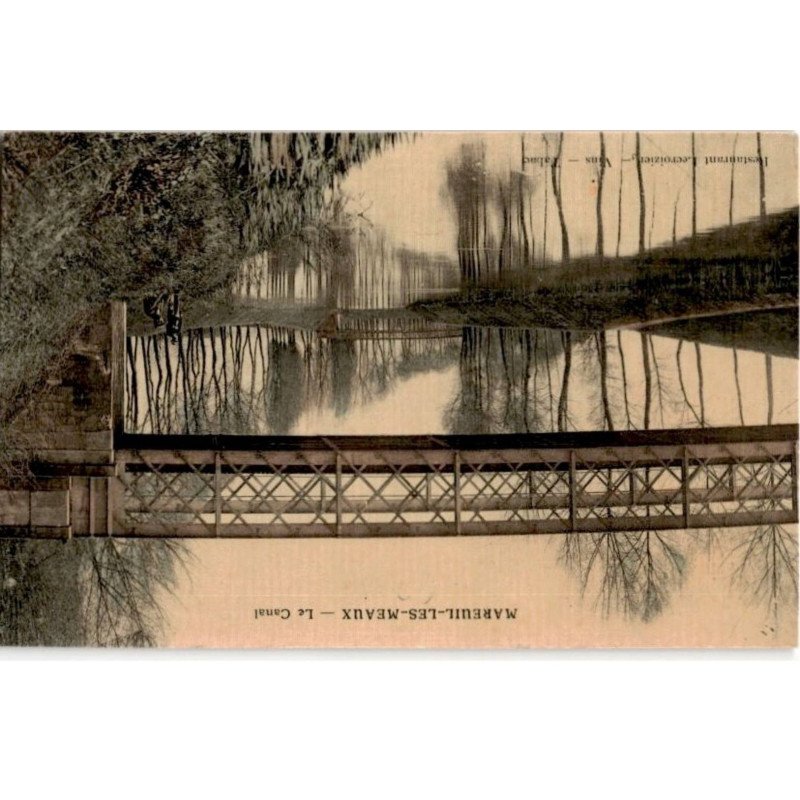 MAREUIL-les-MEAUX: le canal - très bon état