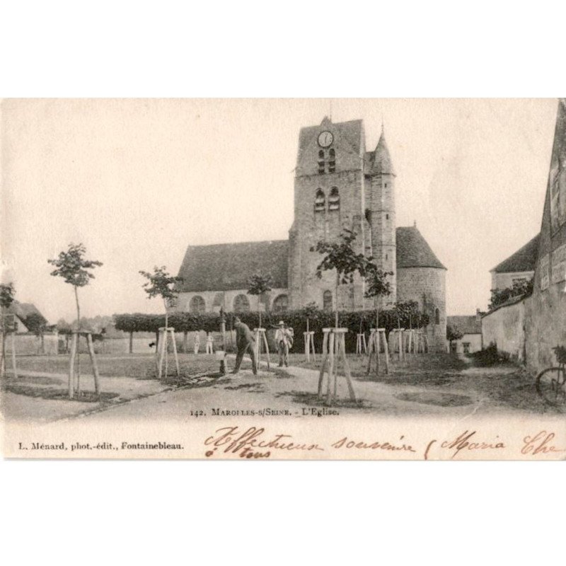 MAROLLES-sur-SEINE: l'église - très bon état
