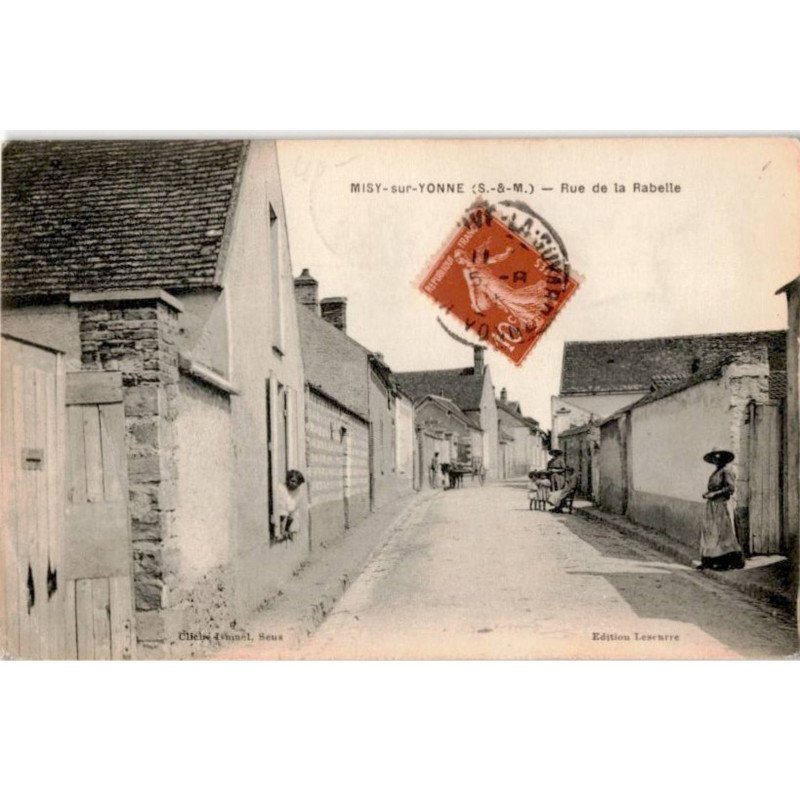 MISY-sur-YONNE: rue de la rabelle - très bon état