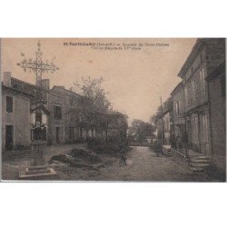SAINT BARTHELEMY : le quartier du Vieux Château vers 1920 - très bon état
