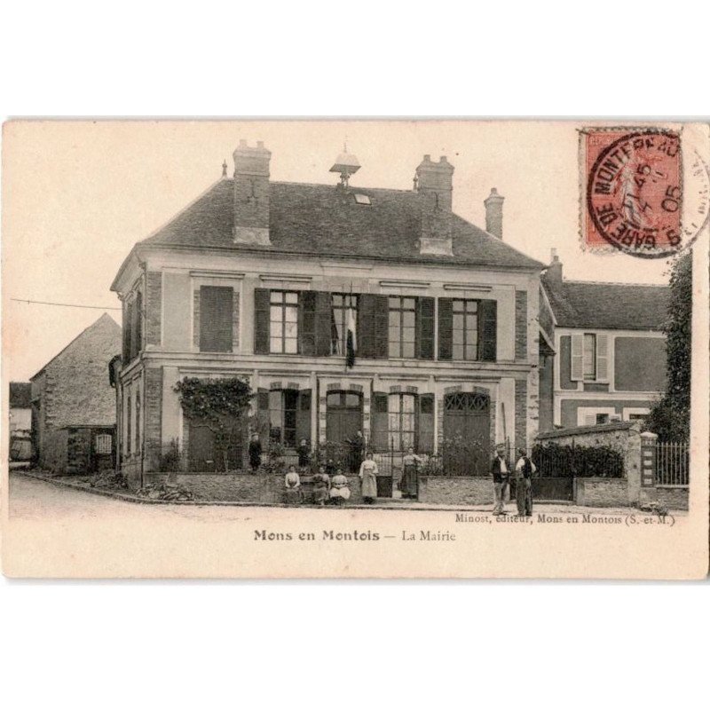 MONS EN MONTOIS: la mairie - état