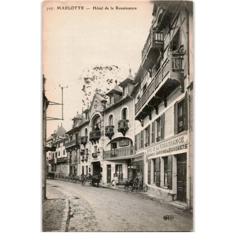 MARLOTTE: hôtel de la renaissance - très bon état