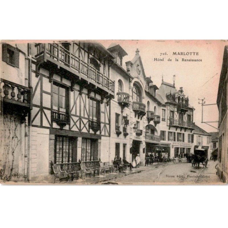 MARLOTTE: hôtel de la renaissance - très bon état