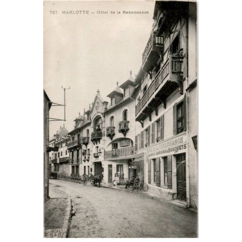 MARLOTTE: hôtel de la renaissance - très bon état