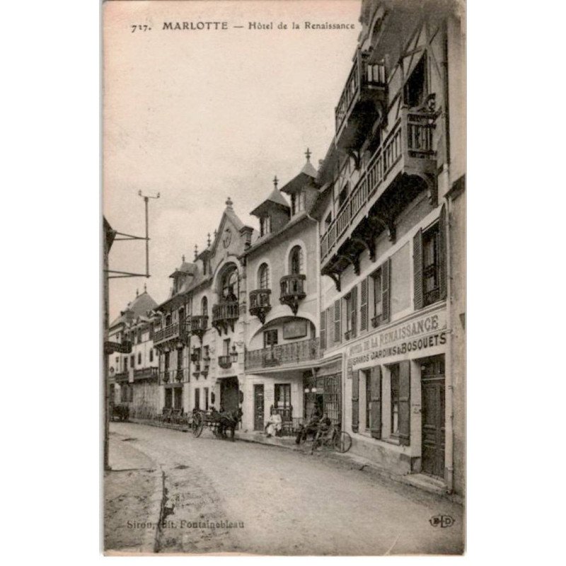 MARLOTTE: hôtel de la renaissance - très bon état
