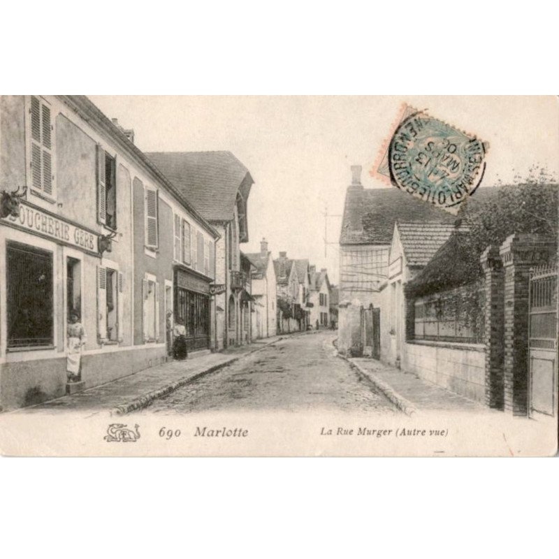 MARLOTTE: la rue murger (autre vue) - très bon état