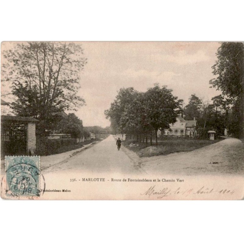 MARLOTTE: route de fontainebleau et le chemin vert - très bon état