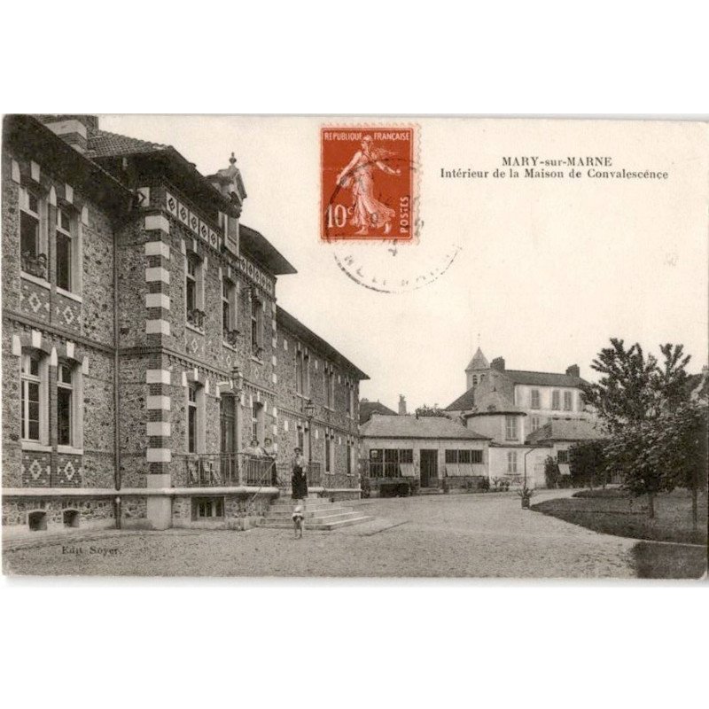MARY-sur-MARNE: intérieur de la maison de convalescence - très bon état