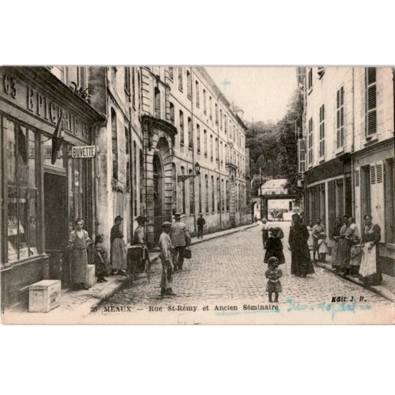 MEAUX: rue saint-remy et ancien séminaire - très bon état
