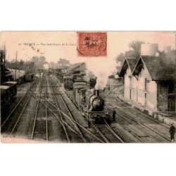 MEAUX: vue intérieure de la gare - très bon état