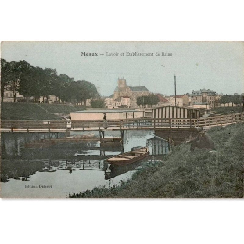 MEAUX: lavoir et établissement de bains - très bon état