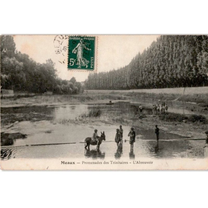 MEAUX: promenades des trinitaires, l'abreuvoir - très bon état