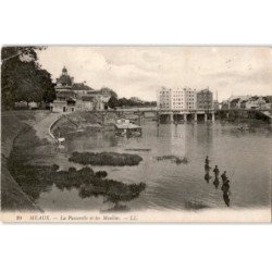 MEAUX: la passerelle et les moulins - état