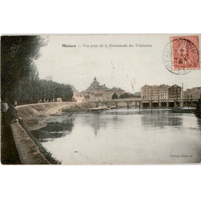 MEAUX: vue prise de a promenade des trinitaires - très bon état
